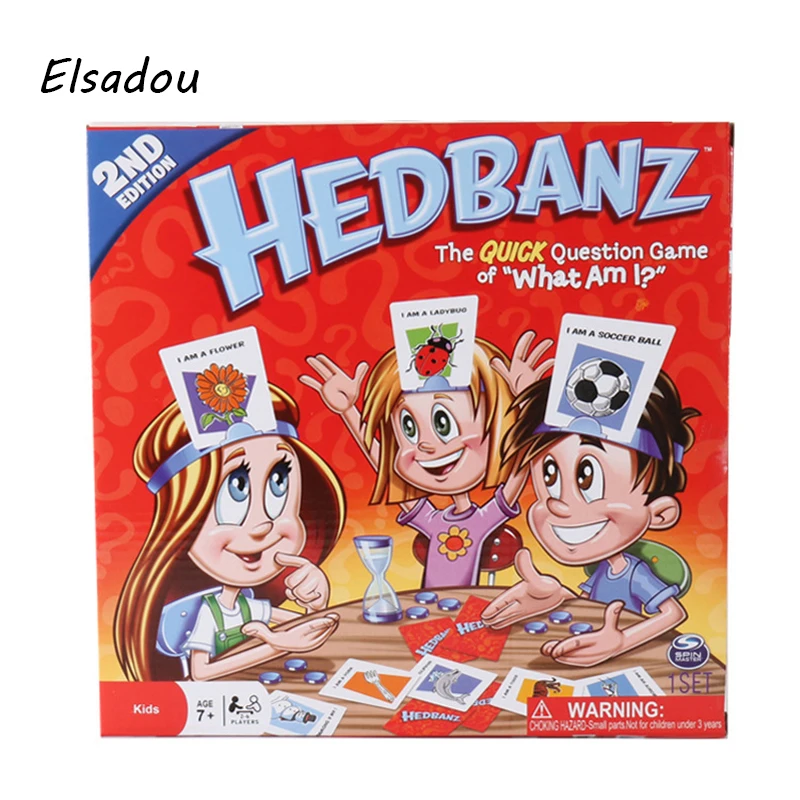 Elsadou HedBanz Game Edition May Vary The Quick Question of What am I Cards