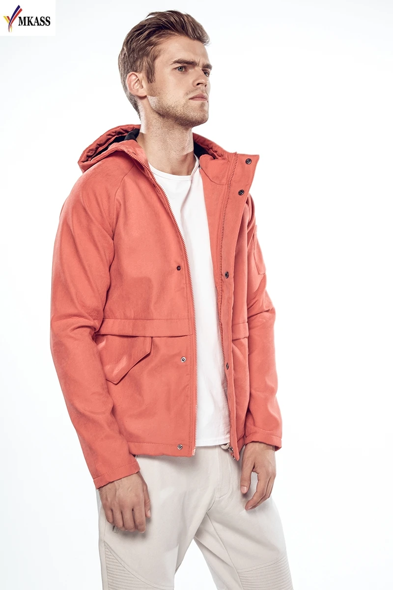 Hot Mens Jackets  Autumn Winter Warm Hooded Jackets Men Slim Fit Fashion Cotton Bomber Jackets Sportswear Coats chaqueta hombre