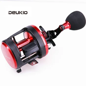 

DEUKIO fishing reel drum drip wheel left right carbon cloth brakes fish line round cross-border designed three versions optional