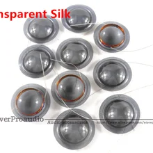 10 шт. 8 Ом шелковые купольные мембранные твитеры звуковая катушка 19,4 мм 20,4 мм 25,5 мм 28 мм