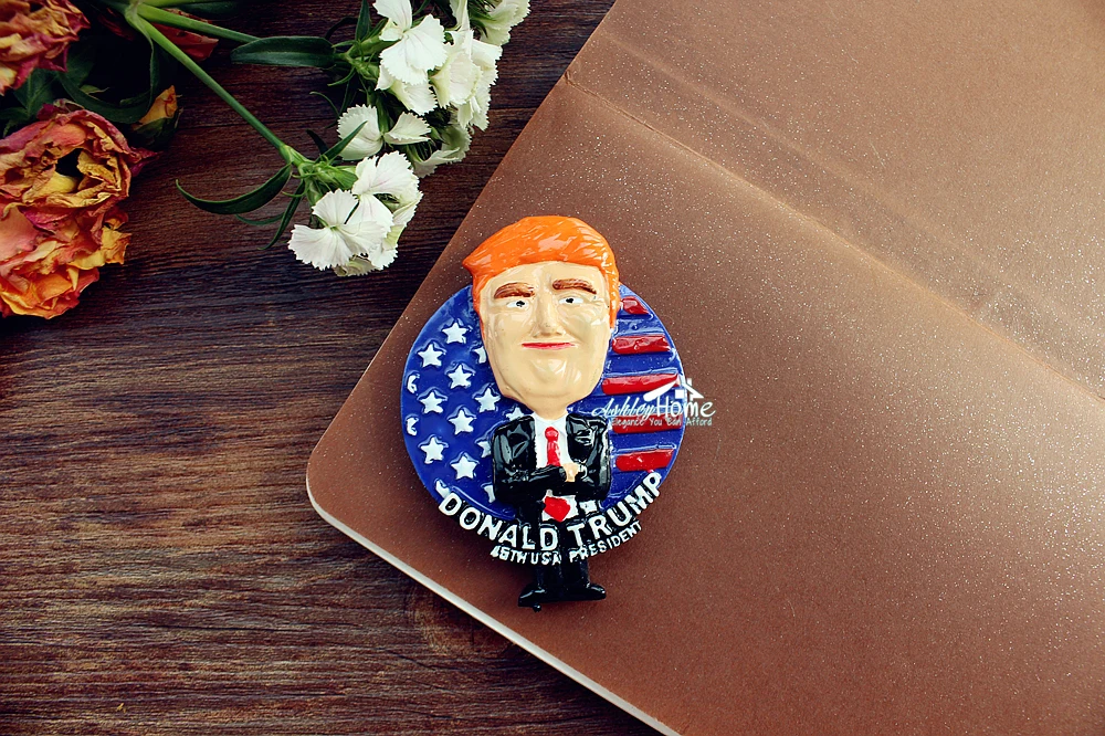 President Donald Trump USA Tourist Travel Souvenir Funny 3D Resin
