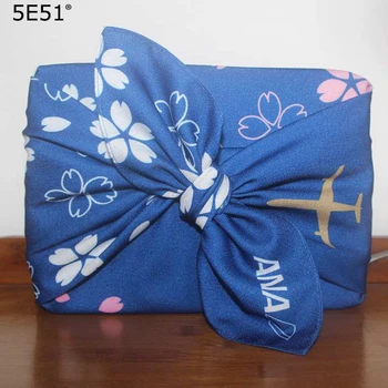 

Japanese style handkerchief kerchief furoshiki polyester100%/sakura printed 70cm/Many Uses