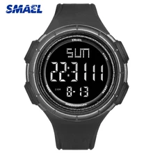 SMAEL мужские спортивные часы 12/24 часа часы с будильником цифровые наручные часы мужские Студенческие часы Relogio Masculino