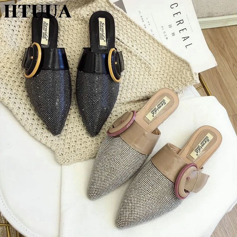 red bottom mules