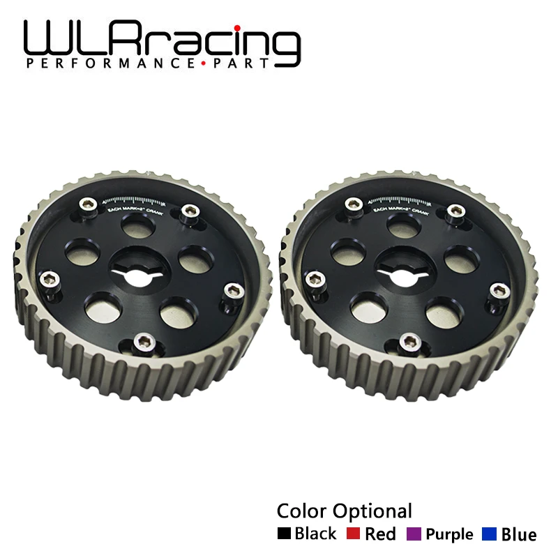 WLRING STORE One Pair 2pcs Adjustable CAM GEARS KIT FOR Suzuki Swift GTI G13B cam pulley