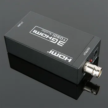 

dhl or fedex 10pcs HDMI to SDI Converter Scaler Adapter 1080P MINI 3G with Coaxial Audio Output for Home Theater Cinema PC HD