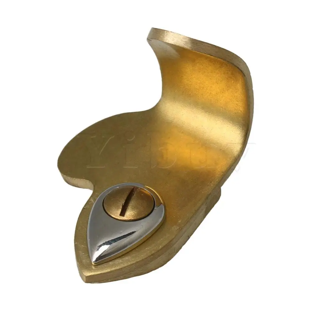 Yibuy золотая металлическая правая рука саксофон подставка для большого пальца для саксофона аксессуары