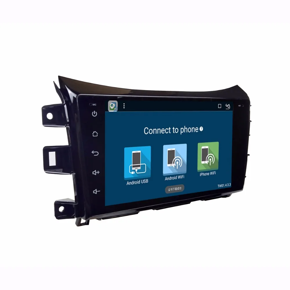 Best 10" Android 8.0 RAM 2G ROM 32G Car DVD for nissan navara np300 car radio multimedia gps navigation system head unit touch screen 2
