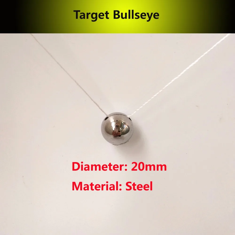 

Outdoor Tactical Hunting 20mm Diameter High Quality Steel Target Bullseye Durable Shooting Target for Slingshot Catapult