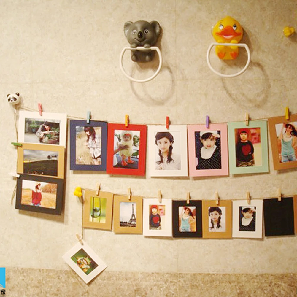 10x Paper Photo Frame Diy Wall Art Hanging Al Gallery With Aeproduct Getsubject
