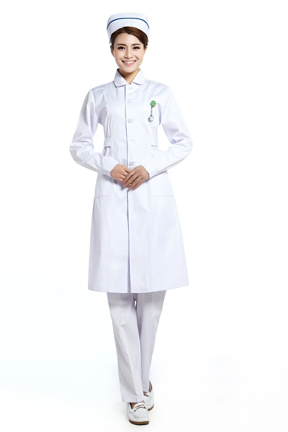 2015 OEM nurse coat nurse uniform long sleeve uniformes hospital plus