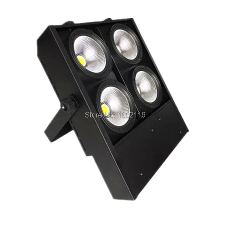 2 шт. Professional 4 x светодио дный 100 Вт LED ослепительный свет, 4 глаза COB Холодный/теплый светодио дный белый свет мыть, 400 аудитории огни, DMX