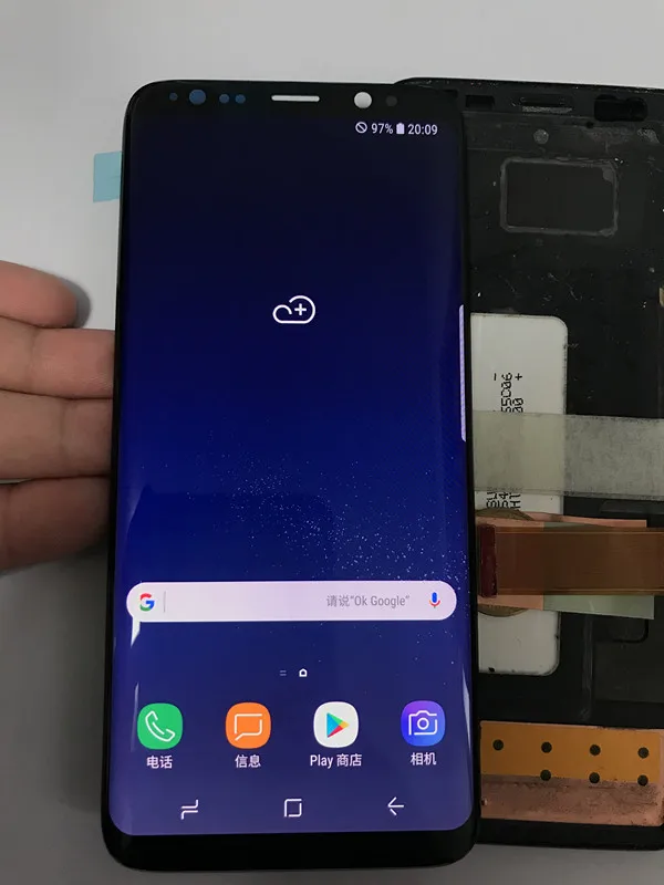 ЖК-дисплей для Samsung Galaxy S8 G950 G950f с рамкой, сенсорный экран, дигитайзер, супер AMOLED