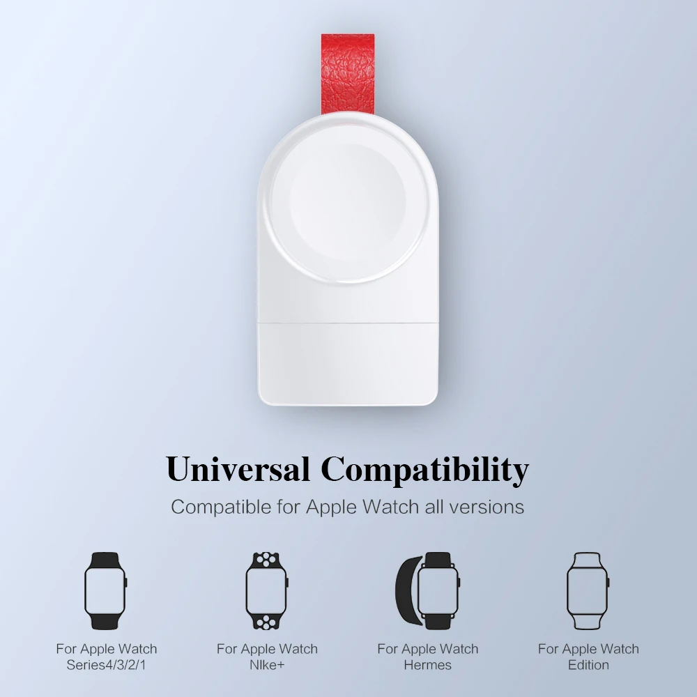 Беспроводное зарядное устройство FLOVEME для Apple Watch 4 портативное магнитное USB 3 2
