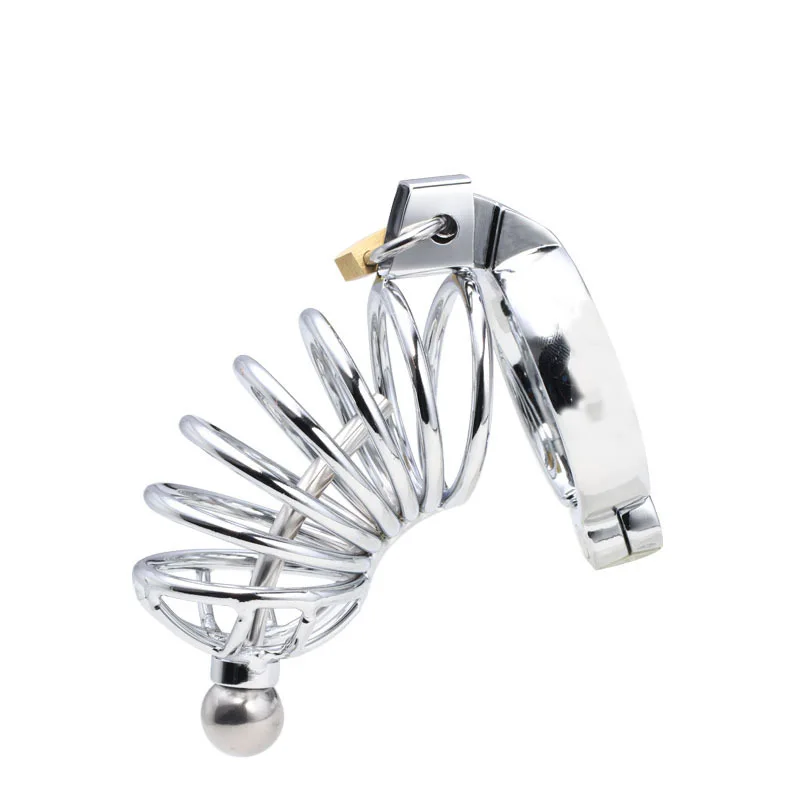 Cock Lock Stainless Steel Lockable Penis Cage Penis Cock Ring Sleeve Male Chastity Device Cage Belt Cockring Sex Toy For Men Cock Lock Stainless Steel Lockable Penis Cage Penis Cock Ring Sleeve Male Chastity Device Cage Belt Cockring Sex Toy For Men