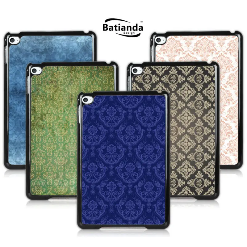 

Batianda For Apple iPad Mini 3 Retina Hard Cover Case Fashion Damask Pattern For iPad Mini 1 2 Tablet Back Covers
