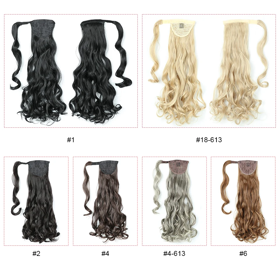 Парики из натуральных волос на заколках в стиле конский хвост накладные волосы с заколками волнистые синтетические волосы конский хвост с чистым цветом