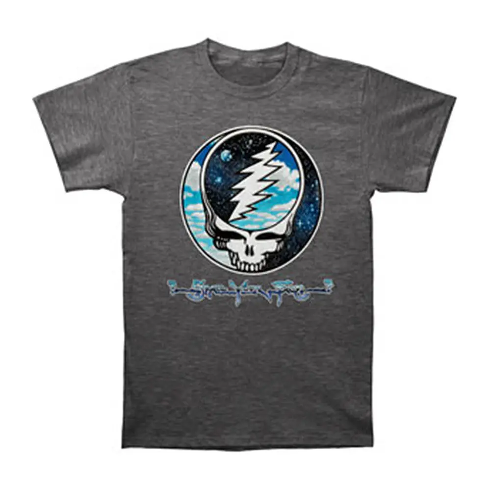 

Grateful Dead Men's Steal Your Sky And Space T-shirt GreyNew T Shirt Spring Summer