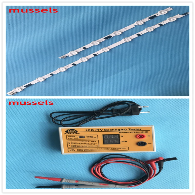 

LED Backlight strip For SamSung 40" TV 13 lamp D2GE-400SCA-R3 UA40F5500 2013SVS40F UE40F6400 UE40F5700 2pcs and LED tester 1pcs