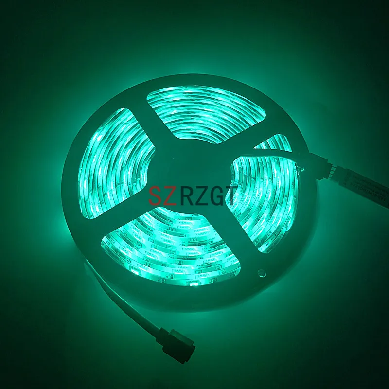 5 м Светодиодная лента 30 светодиодов/м 5050 водонепроницаемая 12В RGB гибкая