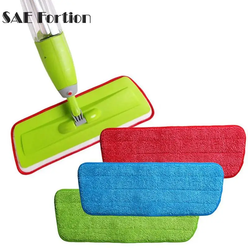 

1pcs New Fiber Spray Cloth Mop Head Floor Cleaning Paste The Mop To Replace Cloth Household Cleaning Mop Accessories LKD7200