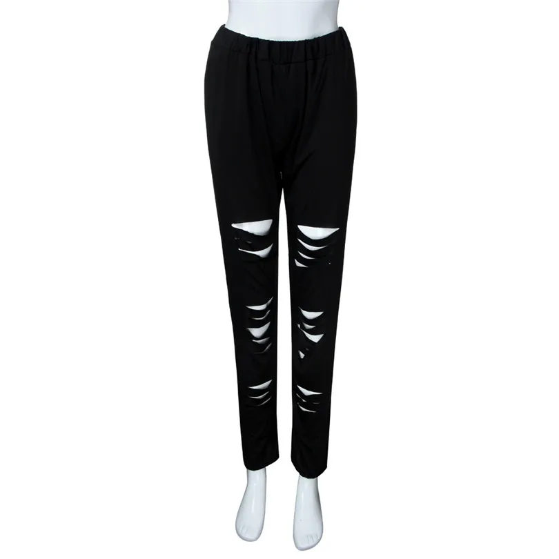  New Fashion Plus Size Womens Summer Sexy Leggings Biref Trousers Sport Hole Casual Daily Long Pants  #4F09 (8)