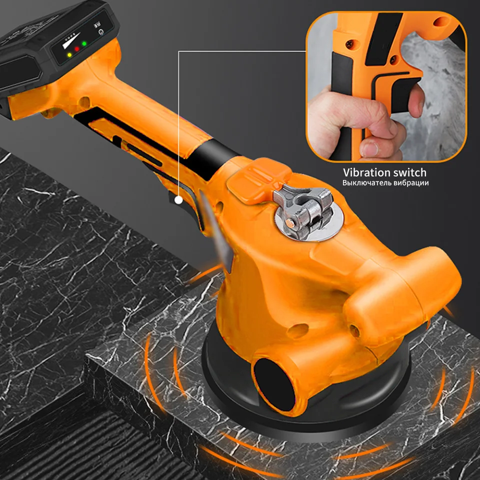 16.8V Tile Machines Professional Tiling Tool Tile Vibrator Machine For Laying Tiles Floor Leveling Tools Construction Tool