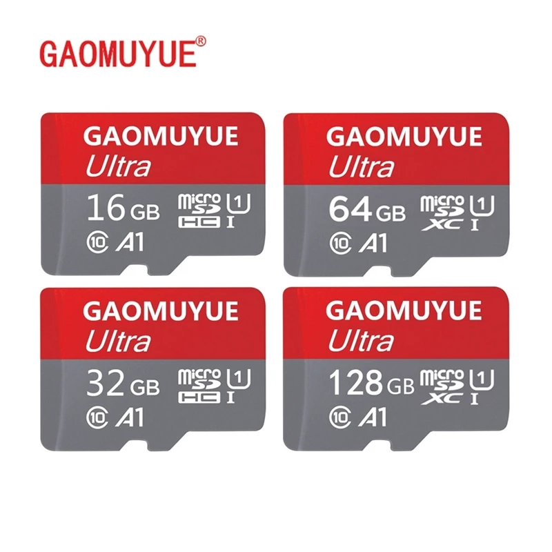 

GAOMUYUE memory card & micro sd card 16GB class10 32GB TF card, 64G 128gb U-III in microsd & tf cards for Driving recorder A3-8