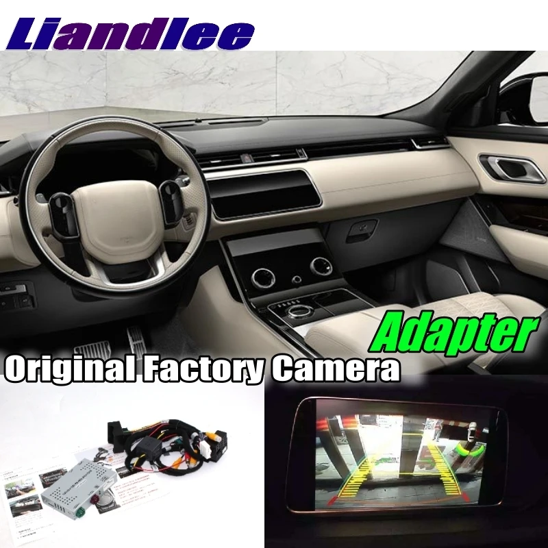 

Liandlee Car Reverse Rear Back Up Camera Interface Adapter Decoder Kits For Range For Rover Velar L560 2017~2019 System Upgrade