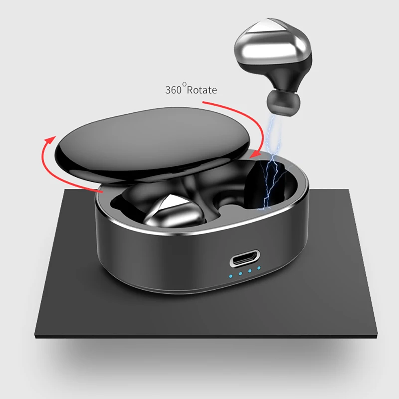 

TWS Wireless Bluetooth Headset 5.0 Sports Noise Reduction Android With Charging Box 3D Stereo In-ear With Microphone Earphone