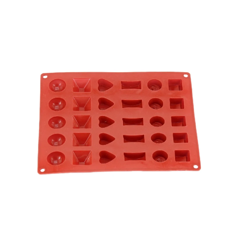 Силиконовые Формочки Yiwumart 3D с 5 отверстиями для шоколада выпечки конфет трюфеля