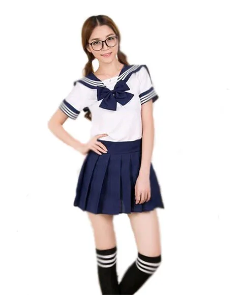 Japanese School Girl Uniform Sailor Moon Uniform Cosplay Costume Fancy ...