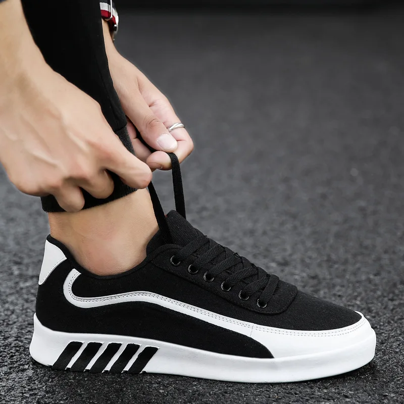 

New Sports Men's Leisure Shoes Trend Canvas Individual Students'Skate Shoes