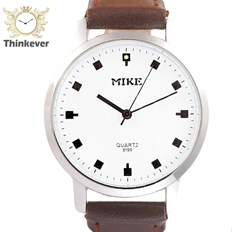 Brand Mike font b Women b font Slim PU Leather Simple Quartz WristWatches Men font b Brand Mike font b Women b font Slim PU Leather Simple Quartz WristWatches Men font b