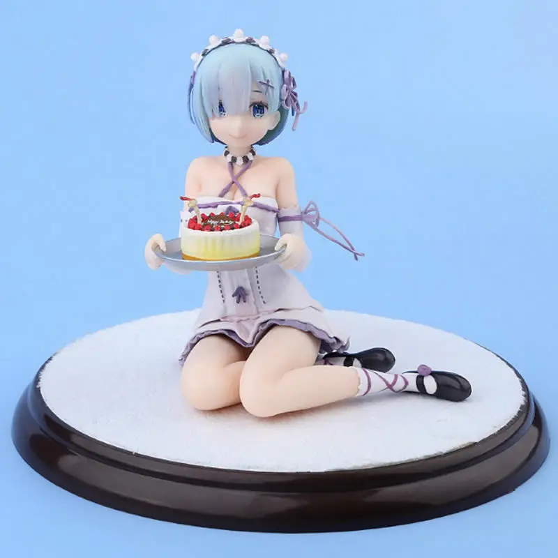 

japanese Anime PVC action figure Re:ZERO Starting Life in Another World Rem Birthday Cake Ver. collection model toys with box