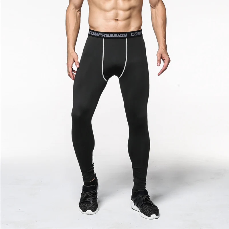 

Black Sweatpants Men's Jogging Trousers Compression Leggings Quick-drying Gym Exercise Sportswear Running Tights Compression 4XL