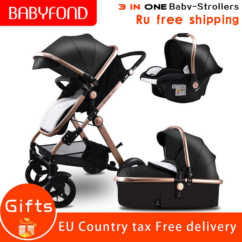 golden baby pram