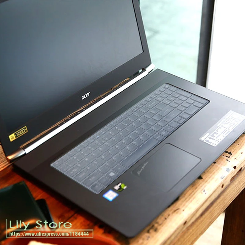 Для acer Aspire ex2511g K50-10 K50-20 X520 T5000 EX2511 EX2520 A315-21/31/32/51/53 A515 A615 15,6 дюйма Клавиатура силиконовый чехол - Цвет: transparent