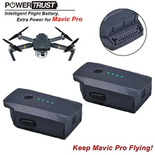 2 Pcs 3830 mAh DJI Mavic Pro Cerdas Baterai Penerbangan dirancang khusus, untuk mavic pro drone