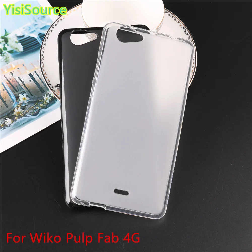 

YisiSource Case for Wiko Pulp Fab 4G Capa Soft Silicon Gel Rubber Black Cover Matte Coque for Wiko Pulp Fab 4G Phone Case