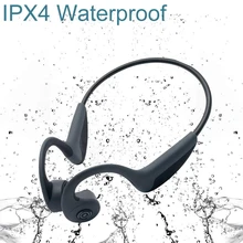 Беспроводной Открытый водонепроницаемый костной проводимости наушники Bluetooth 5,0 стерео спортивные гарнитуры Handsfree наушники ж/микрофон