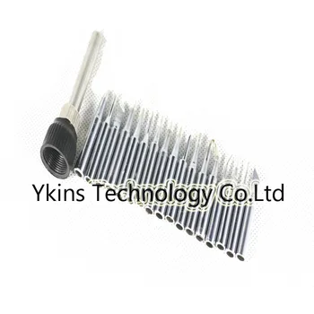 

17pcs Silver Color ESD Lead-free Solder tip +936 soldering Iron casing FOR 852 936 909D 8586 852D+