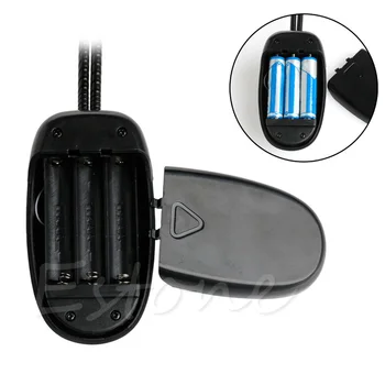 

Flexible 2 Dual Arms Clip On 4 LED Light Lamp for Book Reading Tablet Lamp