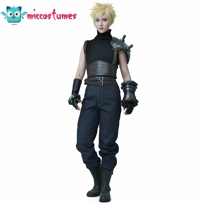 

Anime Final Fantasy VII Remake Cloud Strife Cosplay Costume Halloween Party Men Outfits