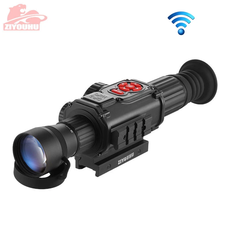 US $706.85 Ziyouhu Zy680c Digital Night Vision Sights Rifle Optics Scope NightAiming Device Digital Vision Camera Sighting Telescope
