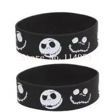 2 шт Популярный кошмар перед Рождественский браслет силиконовые браслеты для мужчин и женщин ювелирные изделия подарок модные аксессуары H-100