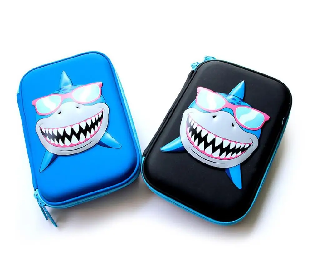 Пенал EVA Shark высокого качества Crocdile & Unicorn Cake Be cool Legend City большой емкости|Школьные