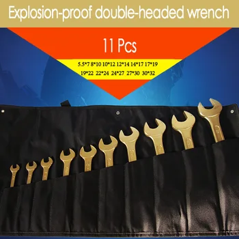 Buy 11 Pcs Double Open End Wrench Spanner Sets,Non Sparking Copper Alloy Hand Tools.