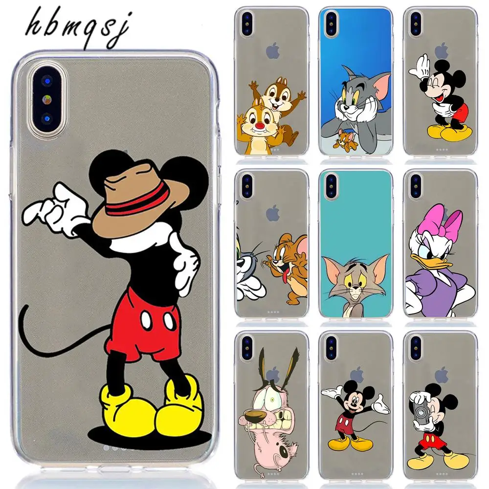 

Funda for iphone x xs xr max 7 8 6 6s plus 5 5s se 4s case cute mickey cat funny coque original for iphone xs phone back cover