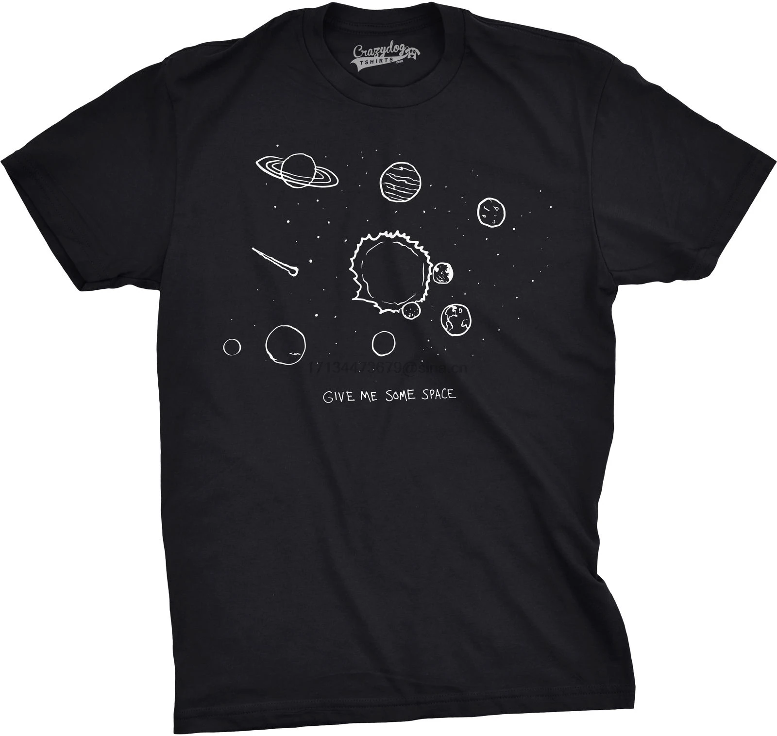 

Give Me Some Space Funny Planet Outerspace Science Teacher Astronaught T shirt Cartoon t shirt men Unisex New Fashion tshirt(1)